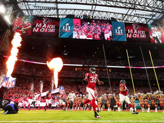 En el primer momento los Falcons de Atlanta, llevaron a la delantera