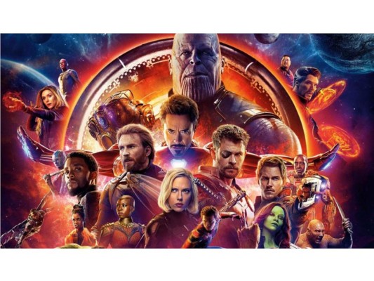Avengers: Infinity War de 2018 (8.4 IMDb)