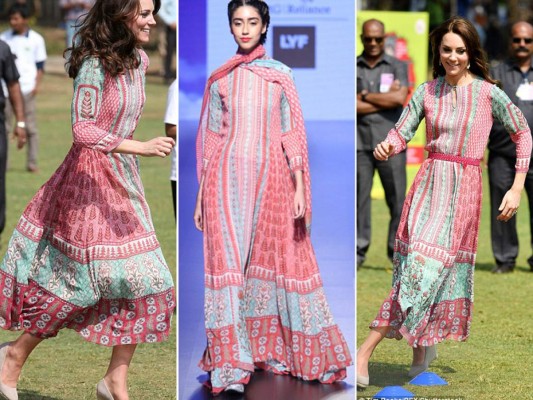 Looks de Kate Middleton en su gira por la India