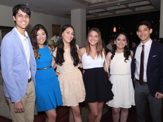 Pablo López, Laura López, Ana Sophia Alvarado, Serena Obkircher, María Madrid y Enzo Altamirano.