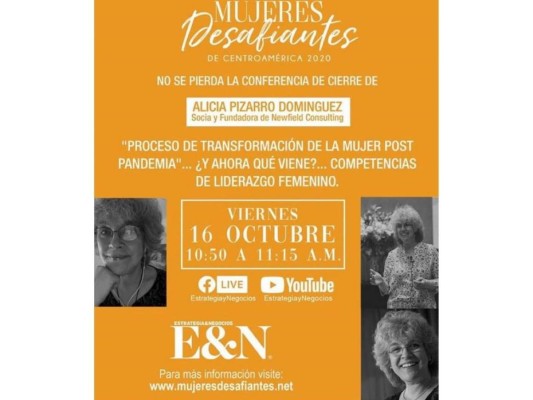 IV Encuentro Mujeres Desafiantes 2020: Alicia Pizarro devela las 4 fuerzas del nuevo liderazgo femenino