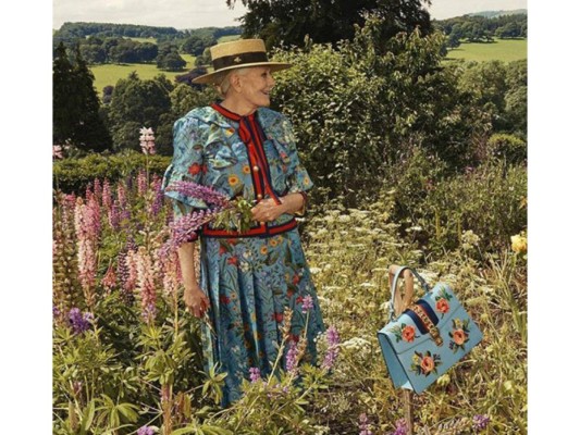 Gucci tiene una modelo longeva en su campaña Crucero 2107  