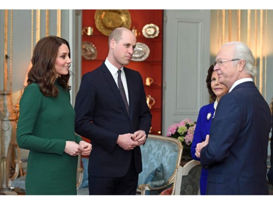 Kate Middleton y el Príncipe William en Suecia