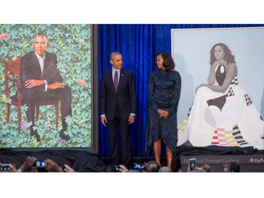 Retratados Barack y Michelle Obama en el National Portrait Gallery