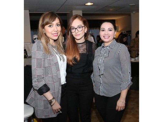 Alejandra Garay, María Fernanda López y Scarleth Sevilla (Fotos Hector Hernández)