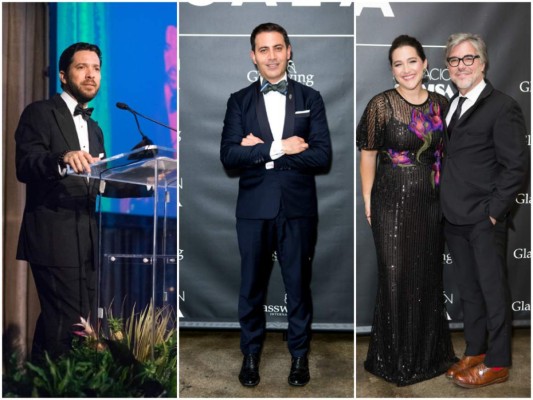 Diego de Sola, Gabriel Rivera Barraza, Celina de Sola y Miguel Sirgado durante la gala benéfica (Fotos: BFA photographs, Hagop Kalaidjian)