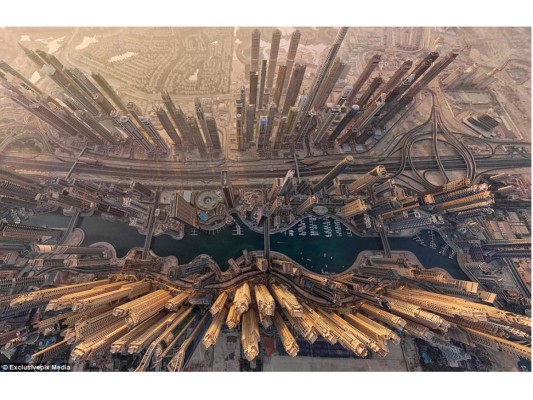 Grandes ciudades vistas desde el cielo