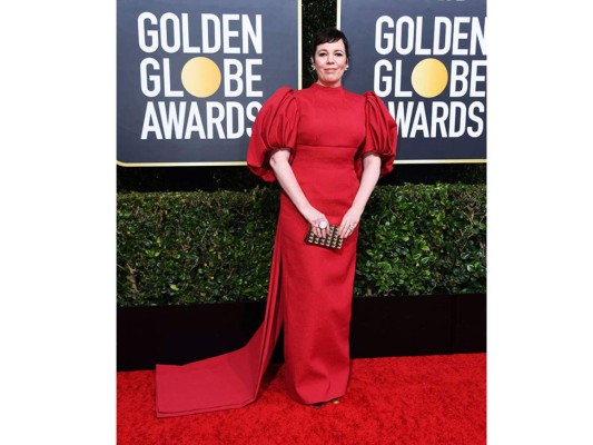 British actress Olivia Colman arrives for the 77th annual Golden Globe Awards on January 5, 2020, at The Beverly Hilton hotel in Beverly Hills, California. (Photo by VALERIE MACON / AFP) (Photo by VALERIE MACON/AFP via Getty Images)