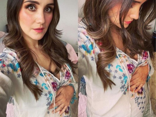 Dulce María<br/><br/>En junio la artista Dulce María compartió por Instagram que estaba a la espera de su bebé junto a su esposo el productor Paco Álvarez mostrando una prueba de embarazo positiva, “¡Ahora si estoy embarazada, vamos a ser papás”!