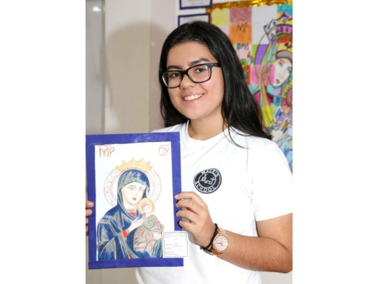 Exposición de Arte Virgen del Perpetuo Socorro en Macris School