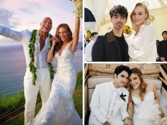 Bodas sorpresa, en secreto y muy románticas. Te damos el listado de las celebridades que se han casado en el presente año