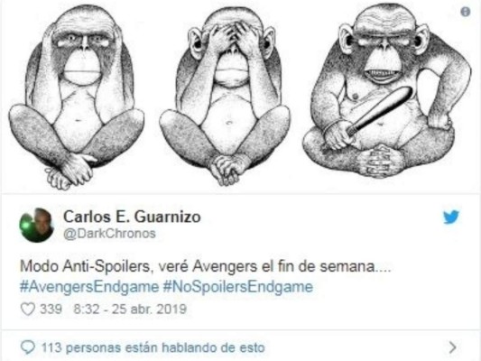 Modo anti-spoiler de la Piedra del Infinito