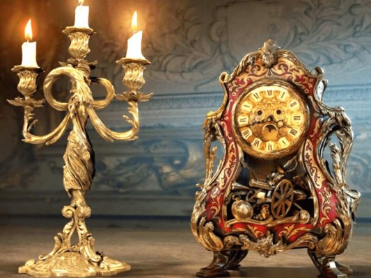 Se usaron más de 8,700 velas para decorar el set.