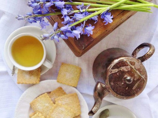 Té de lavanda y manzanilla