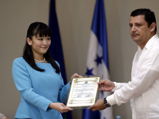 Visita de la princesa Mako de Japón a Honduras