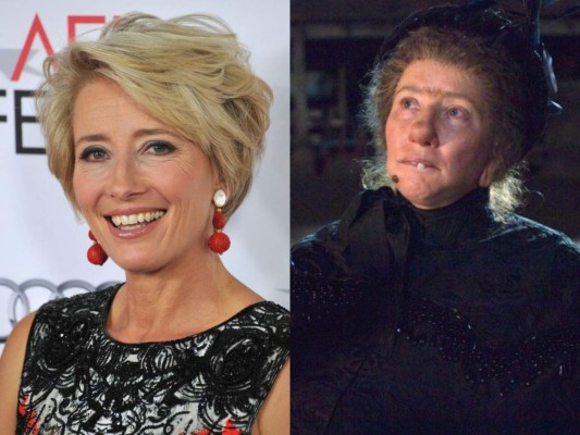 Ah, así que aquí llegó el lunar que se quitó Enrique Iglesias. Emma Thompson hizo el papel de Nanny McPhee en el clásico para niños. Se podría decir que es un aspecto muy feo, pero como McPhee dijo, 'la apariencia no lo es todo'.