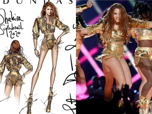 Los outfits de Shakira en el Super Bowl LIV, fue bajo la firma de Peter Dundas