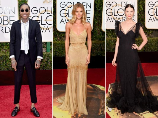 La alfombra roja de los Golden Globes