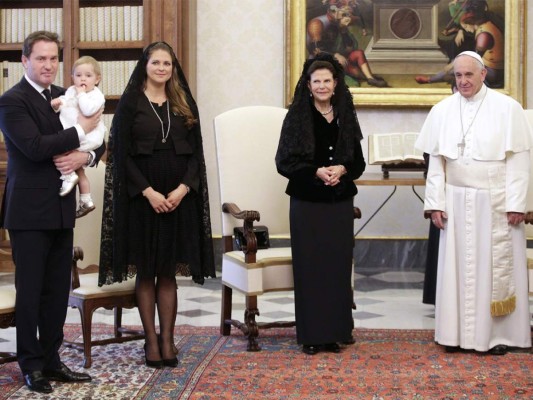 Leonor de Suecia conoce al Papa Francisco