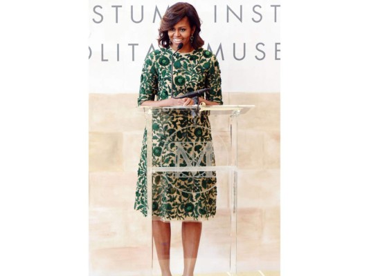 La primera dama estadounidense Michelle Obama es una seguidora de este tipo de este print