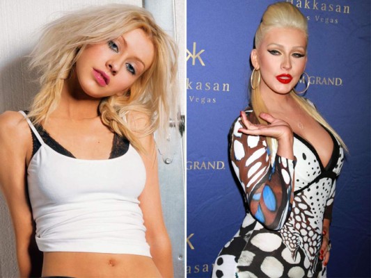 Christina Aguilera luce radiante con su bello busto