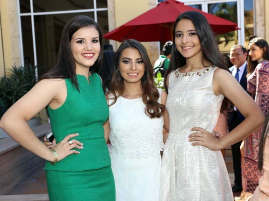 Lila Valladares, Andrea Montes y Ana Gabriela Reyes