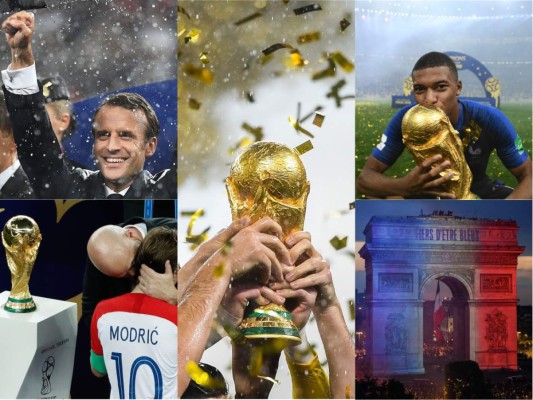 Francia vuelve a ser campeona del mundo. La fiesta sigue en París y el mundo felicita al país que tiene dos títulos el de Francia 98 y ahora Rusia 2018