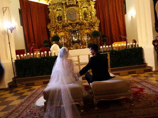 La boda de Philippe de Pierrefeu y Andrea Moncada