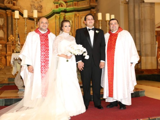 Boda eclesiástica de Catalina López y Mario Boquín