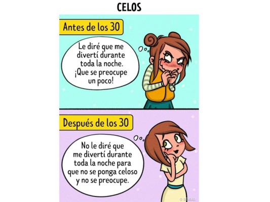 Así es la vida amorosa antes y después de los 30