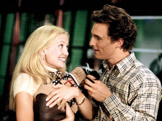 Andie & Benjamin, How to lose a guy in ten days (2003) Matthew McConaughey y Kate Hudson resultaron perfectos para esta comedia en la que Andie Anderson es una periodista que debe terminar un reportaje poco usual sobre las cosas que las mujeres hacen que alejan a los hombres. Para ello tiene que conseguir que un chico se enamore de ella y luego cometer todos los errores posibles para que la deje. El hombre elegido es el cotizado soltero Benjamin Barry, que precisamente acaba de apostar con el director de la agencia de publicidad en la que trabaja que es capaz de hacer que una mujer se enamore de él en diez días.