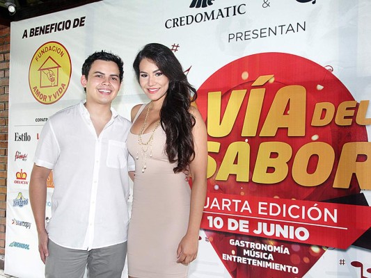 Susie y Rodolfo en la Vía del Sabor