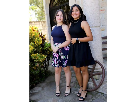 Sofía Calix y Valeria Maradiaga