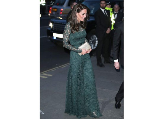 Kate Middleton se lució en la gala de National Portrait Gallery