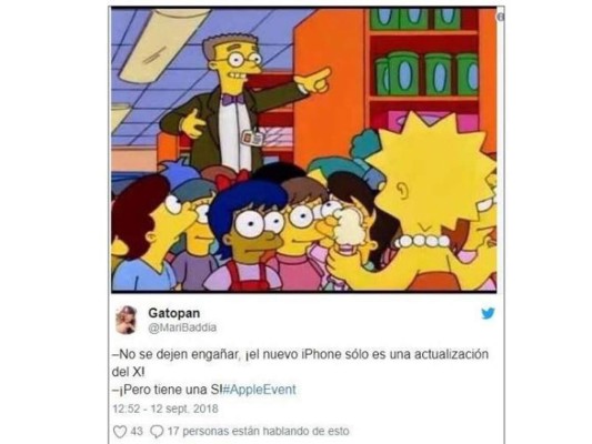 Los mejores memes sobre la presentación del Iphone XS