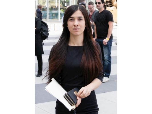 Nadia Murad Basee Taha<br/>Ganó el premio Nobel de la Paz por sus imparables esfuerzos por erradicar la violencia sexual como arma en guerras y conflictos armados.<br/>