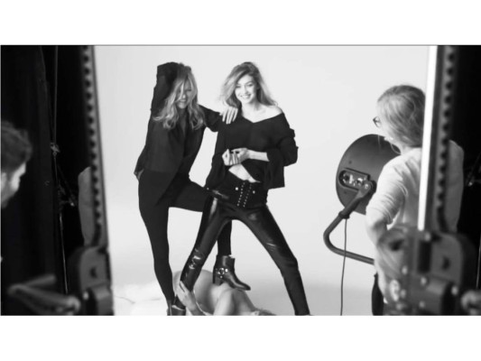 Gigi Hadid y Kate Moss modelaron juntas