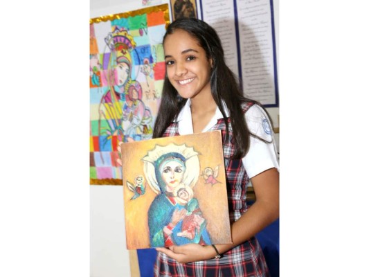 Exposición de Arte Virgen del Perpetuo Socorro en Macris School