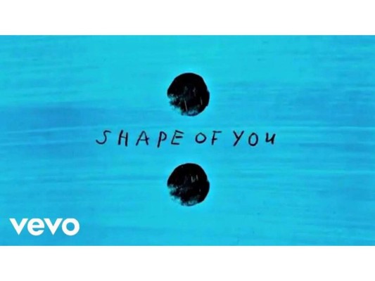 3. Shape of You, Ed Sheeran. 2017.