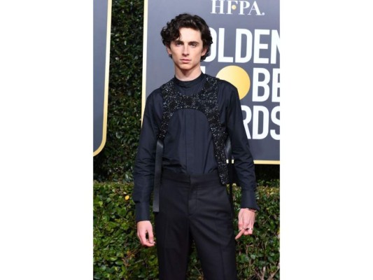 Look de Timothée Chalamet en las alfombras rojas