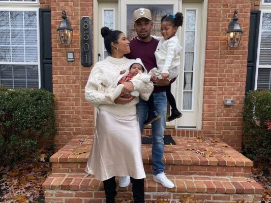 Chance the Rapper y su familia.