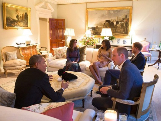 Esta fotografía muestra el interior del apartamento del palacio de Kensington por primera vez.