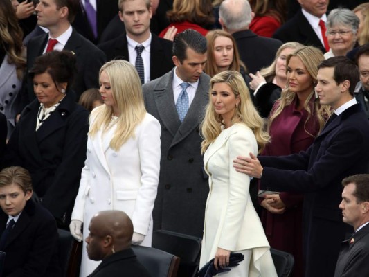Michelle, Eric e IVanka Trump, hijos del mandatario