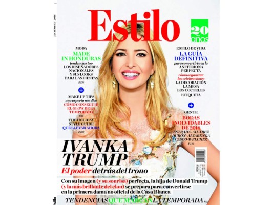 Un nuevo presidente y ¿Nueva primera dama?. Ante la elección de Donald Trump como presidente de los Estados Unidos, el mundo giró su atención a la Ivanka Trump hija del polémico multimillonario que se perfila como la mano derecha y consejera número uno en la Casa Blanca de su padre