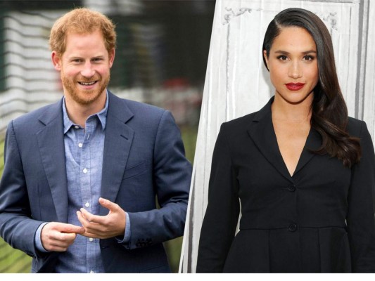 El Príncipe Harry y Meghan Markle juntos en Londres celebrando antes de las fiestas