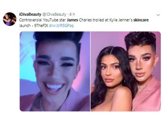 Kylie y James Charles son amigos nuevamente