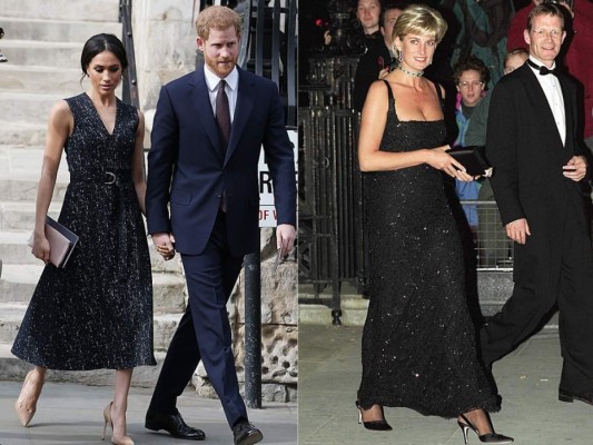 12 veces en las que Meghan Markle ha inspirado sus looks en la Princesa Diana