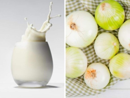 Leche y cebolla<br/>Este remedio actúa como un calmante natural para aliviar los dolores menstruales.<br/>