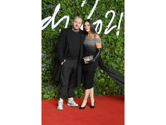 Demi Moore en un espectacular vestido de Fendi.