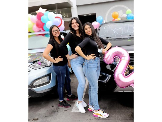 Marilyn Vijil, Lucía Erazo y Ana Elvir